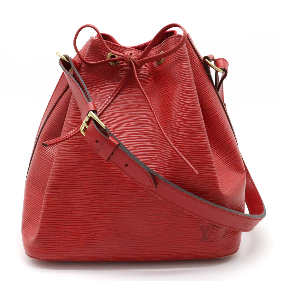 Louis Vuitton Epi Noe Shoulder Bag Castilian red