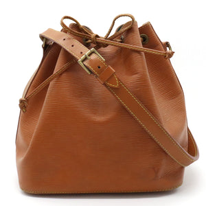 Louis Vuitton Epi Noe Shoulder Bag Brown