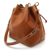 Louis Vuitton Epi Noe Shoulder Bag Brown