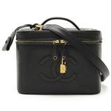 Chanel Caviar Skin Vanity Bag 2way Handbag