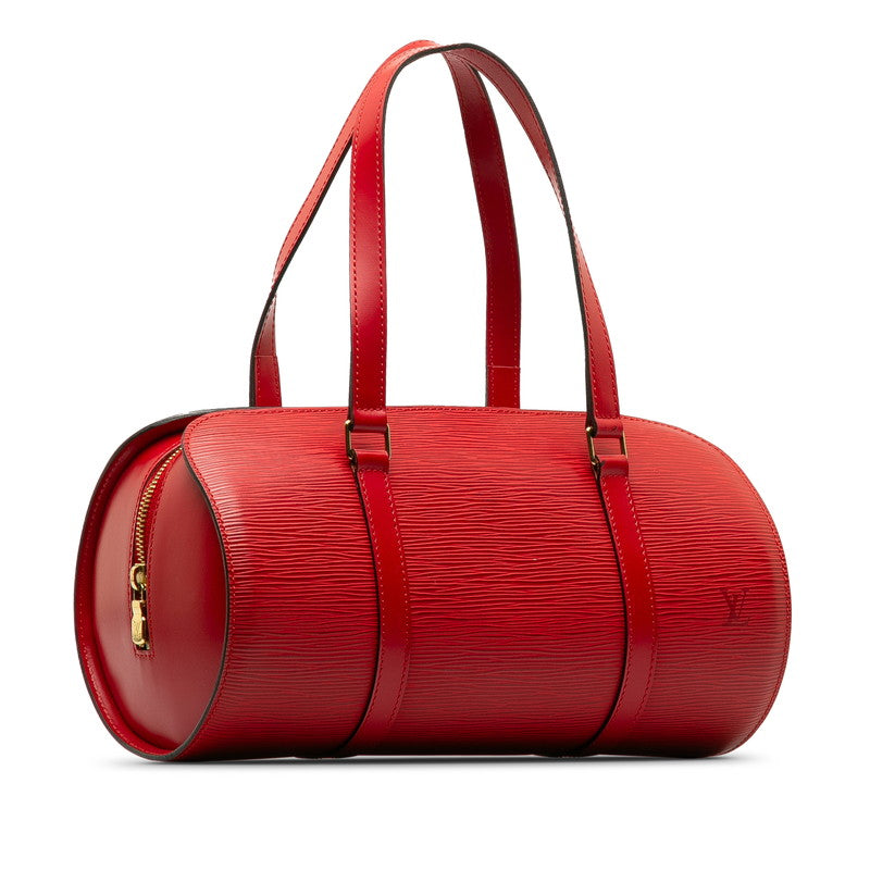 Louis Vuitton Epi Suffro Handbag Castilian Red Leather Louis Vuitton