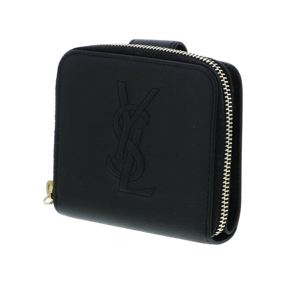 Saint Laurent- Leather Bi-fold Wallet