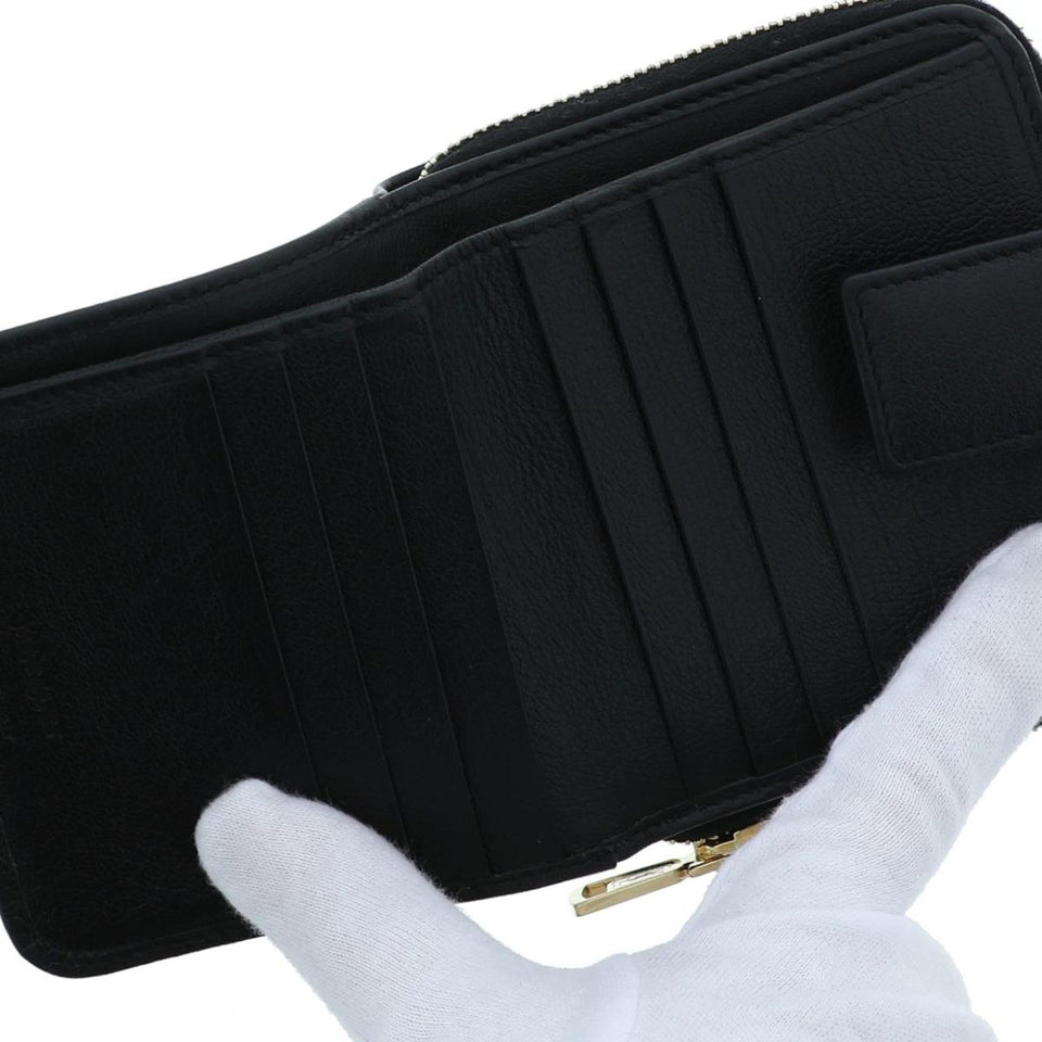 Saint Laurent- Leather Bi-fold Wallet