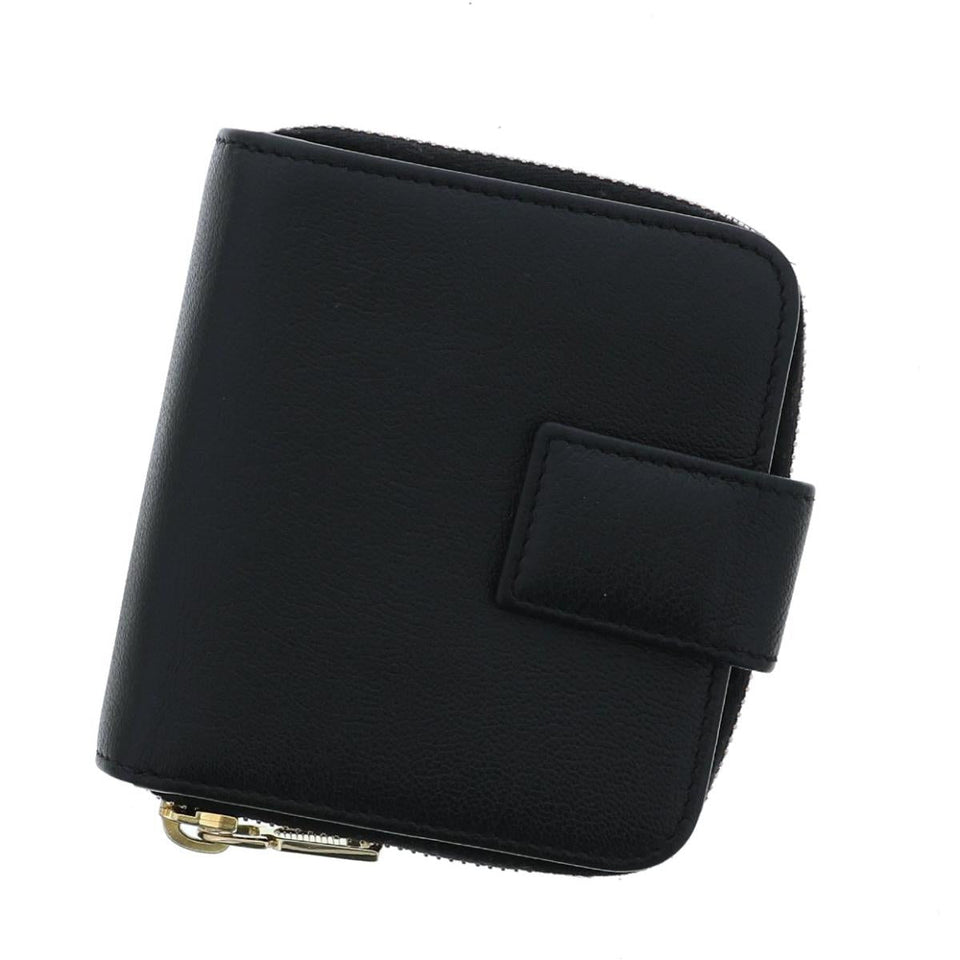 Saint Laurent- Leather Bi-fold Wallet