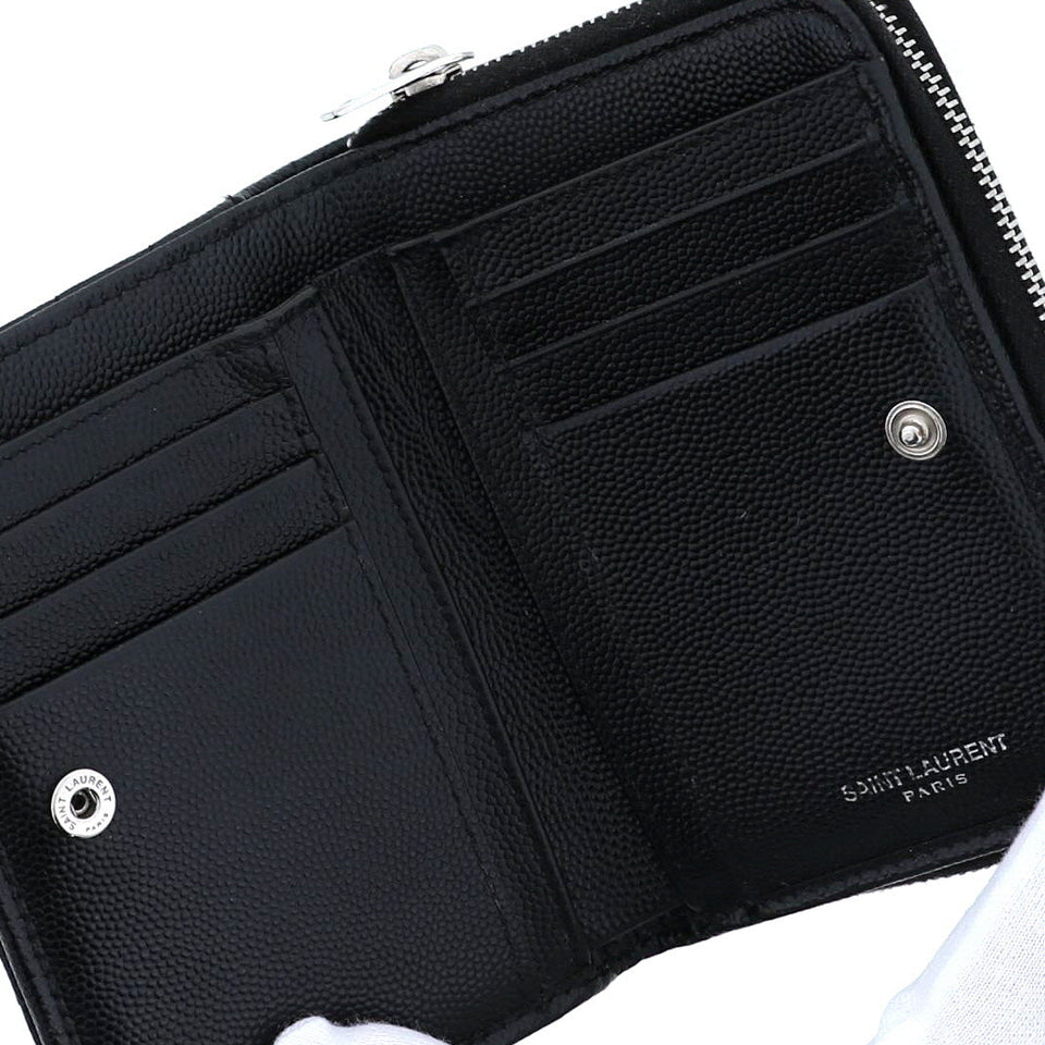 Saint Laurent- Paris Monogram Compact Wallet