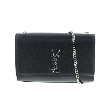 Saint Laurent- Leather Paris Chain Shoulder Bag