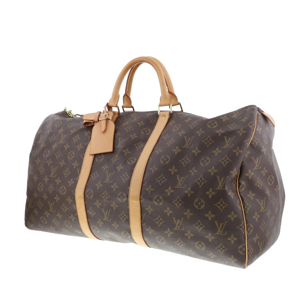 Louis Vuitton Keepall 55 Boston Bag Monogram Brown