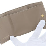 Saint Laurent- Leather Trifold Tiny Wallet