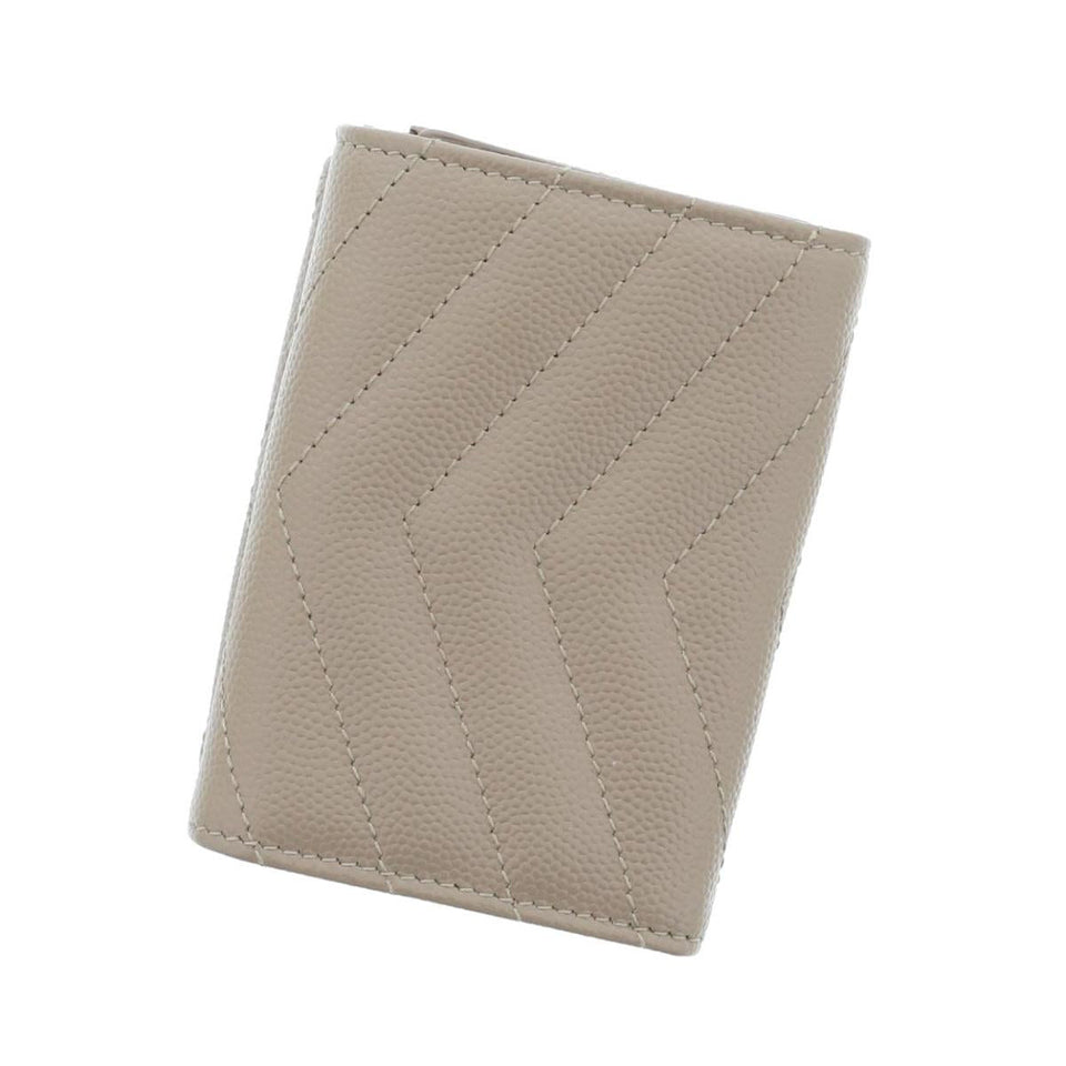 Saint Laurent- Leather Trifold Tiny Wallet