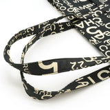 Chanel Canvas By Sea Line 2way Tote Bag Black/Ivory