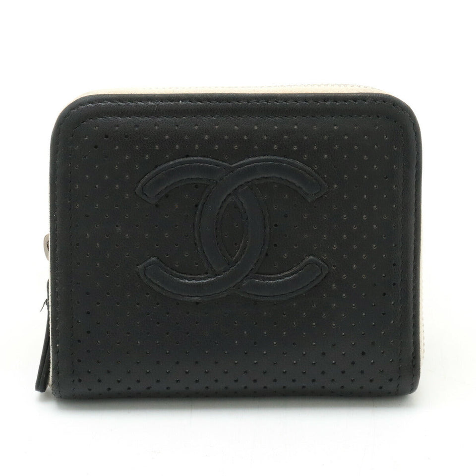 Chanel Leather Coco Mark  Case Business  Holder