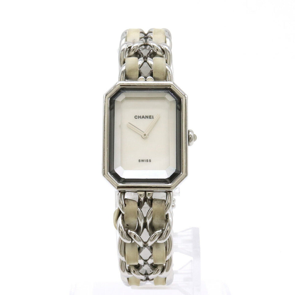 Chanel White Shell Première Watch H1639