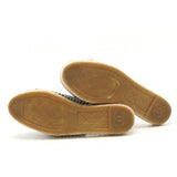 Chanel Coco Mark Leather Espadrille Sandals
