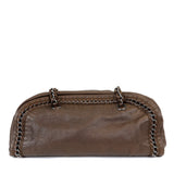 Chanel Metallic Brown CC Bowler Bag with Silver Hardware – Bags Junction