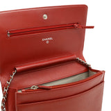 Chanel Coco Mark Caviar Chain Wallet Shoulder Bag