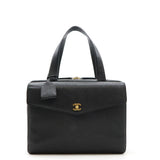 Chanel Caviar Skin Coco Mark Briefcase
