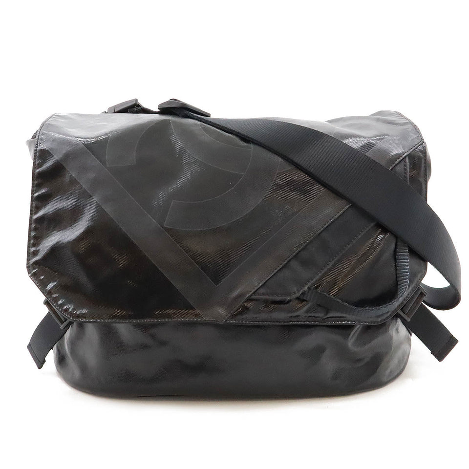 Chanel Coated Canvas Sports Line Coco Mark Shoulder Bag A35976