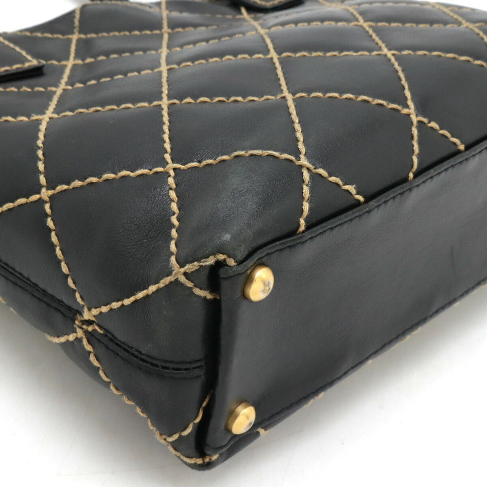 Chanel Wild Stitch Calfskin Tote Bag
