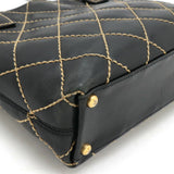 Chanel Wild Stitch Calfskin Tote Bag