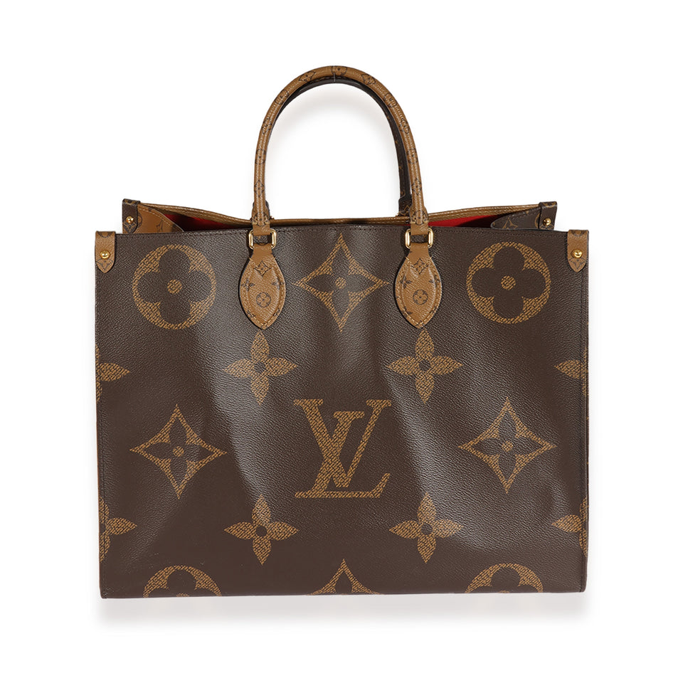 Louis Vuitton Monogram & Monogram Reverse Canvas Onthego GM Tote