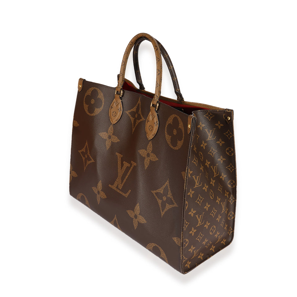 Louis Vuitton Monogram & Monogram Reverse Canvas Onthego GM Tote