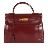 Hermes Kelly 32  Bordeaux Box