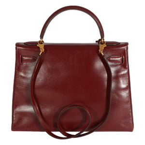 Hermes Kelly 32  Bordeaux Box
