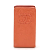Chanel Caviar Skin Coco Mark Smartphone Case iPhone4/4S