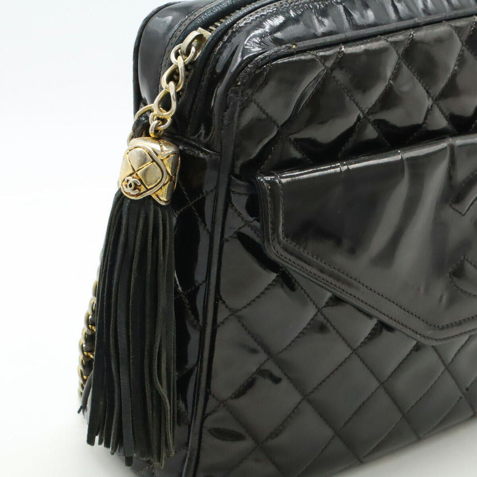 Chanel Matelasse Patent leather Shoulder Bag