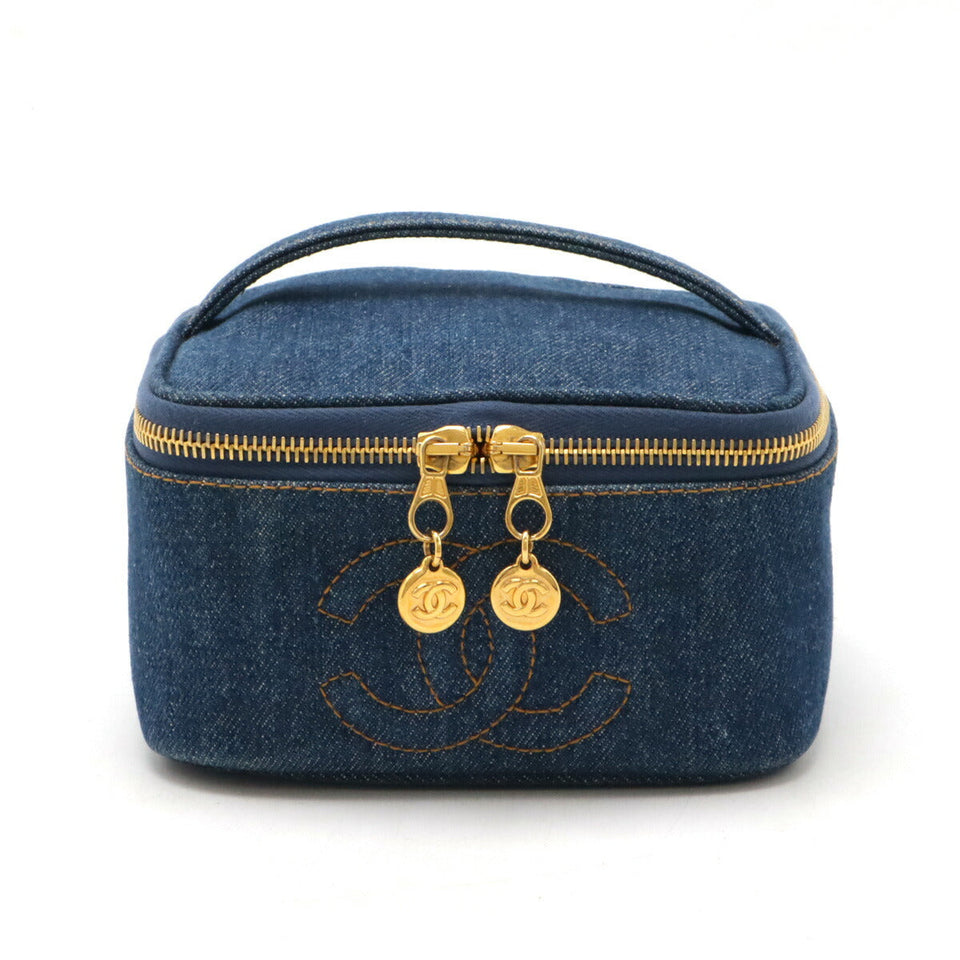 Chanel Coco Mark Denim Vanity Bag