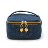 Chanel Coco Mark Denim Vanity Bag