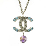 Chanel Metal Coco Mark Pendant Necklace 06P