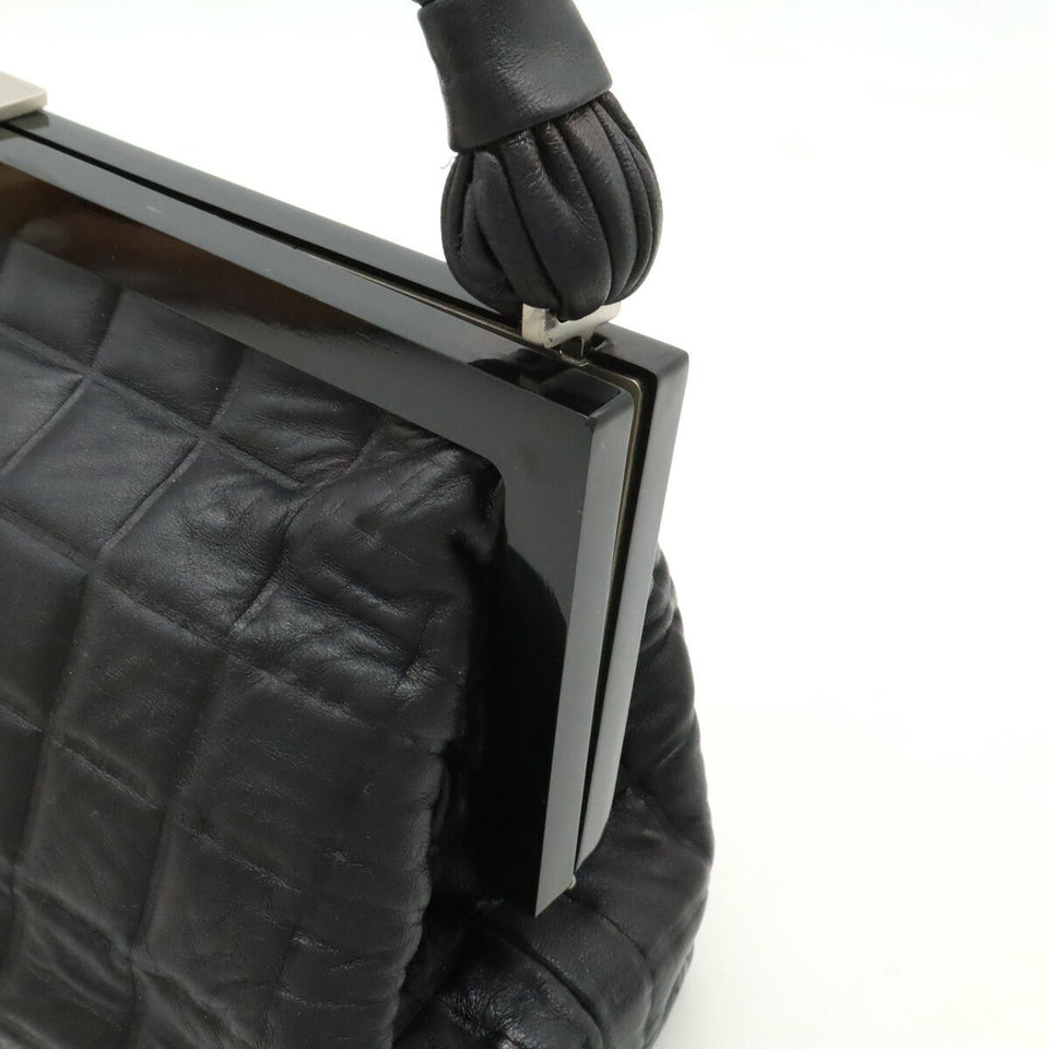 Chanel Choco Bar Lambskin 2way Shoulder Bag