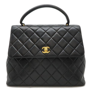 Chanel Leather Matelassé Coco Mark Flap Bag A12397