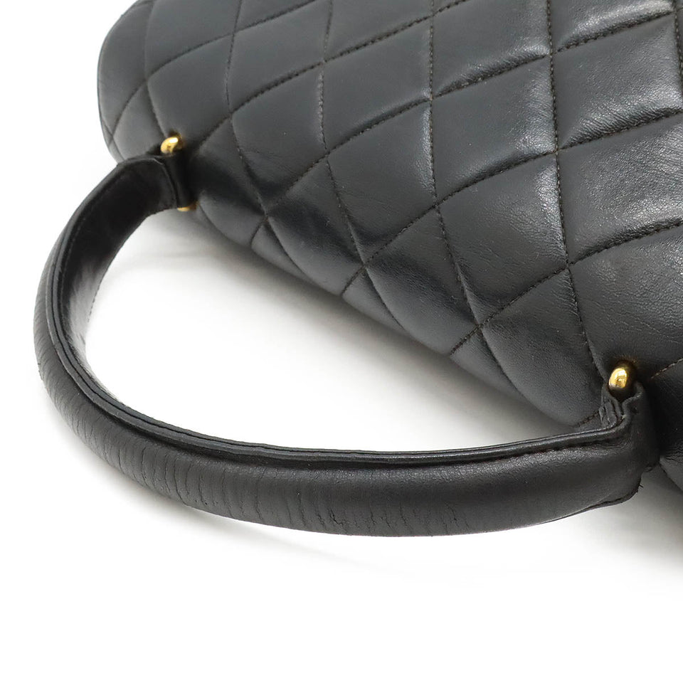 Chanel Leather Matelassé Coco Mark Flap Bag A12397