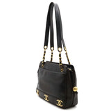Chanel Triple Coco Leather 2way Shoulder Bag