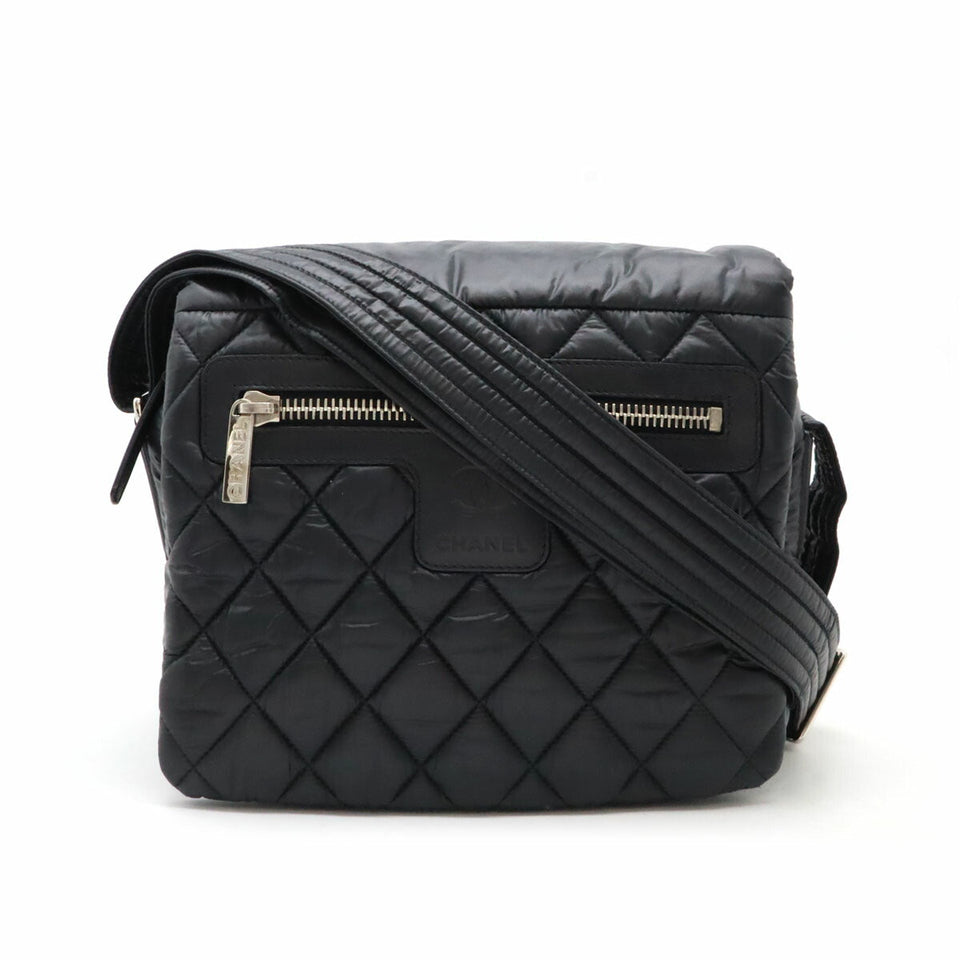 Chanel Nylon Coco Cocoon Matelasse Shoulder Bag A48616