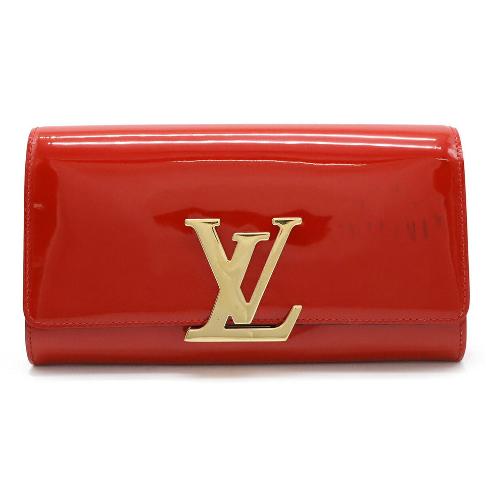 Louis Vuitton Monogram Vernis Pochette Louise EW NM Clutch Bag