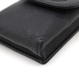 Chanel Caviar Skin Coco Mark Cigarette Case Leather A13511