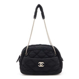 Chanel Cotton Jersey Bubble Quilt 2way Shoulder Bag A46168