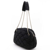 Chanel Cotton Jersey Bubble Quilt 2way Shoulder Bag A46168