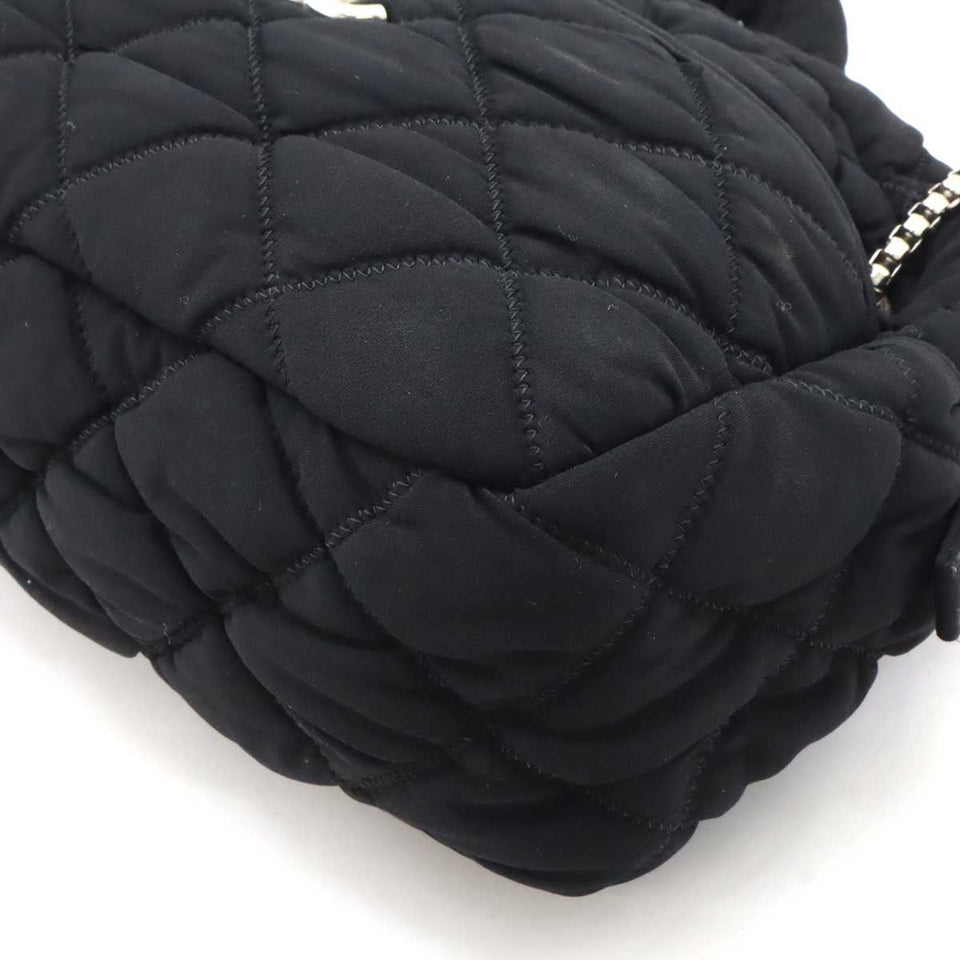 Chanel Cotton Jersey Bubble Quilt 2way Shoulder Bag A46168
