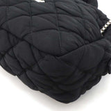 Chanel Cotton Jersey Bubble Quilt 2way Shoulder Bag A46168
