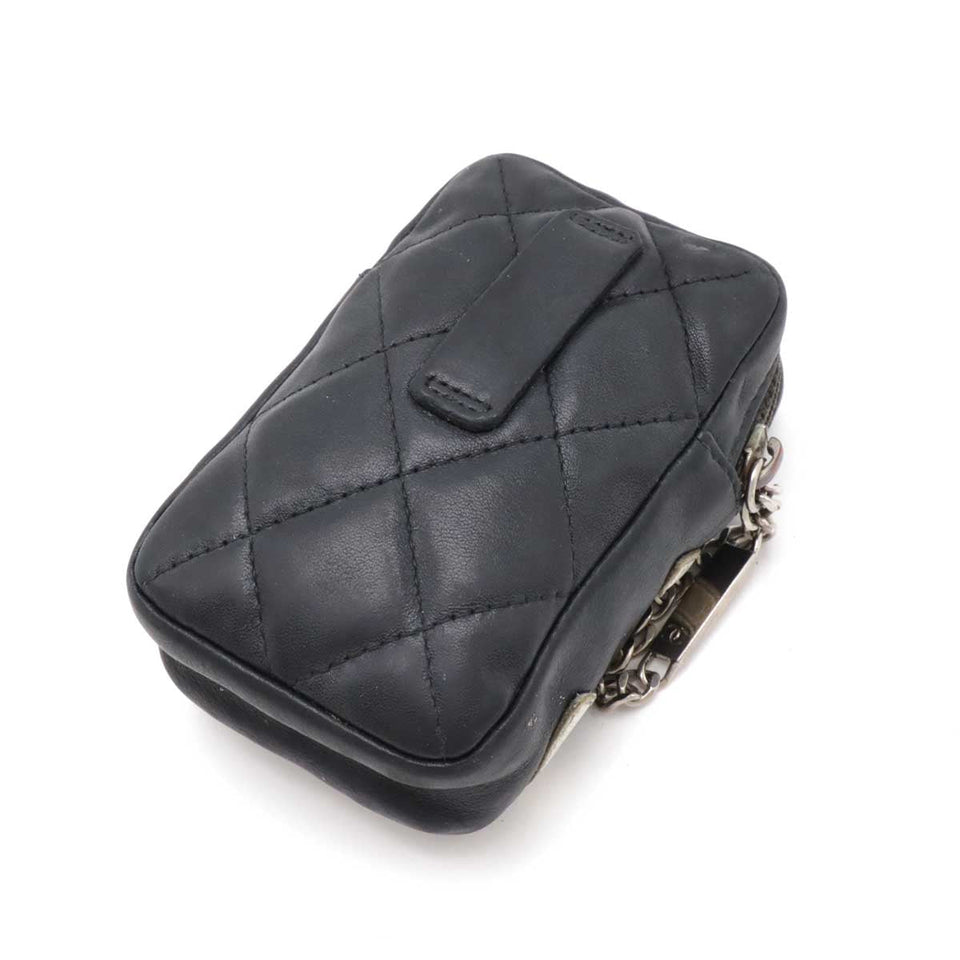 Chanel Cambon Line Leather Cigarette Case Pouch A26732