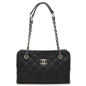 Chanel Caviar Matelasse Coco Mark Shoulder Bag A66805