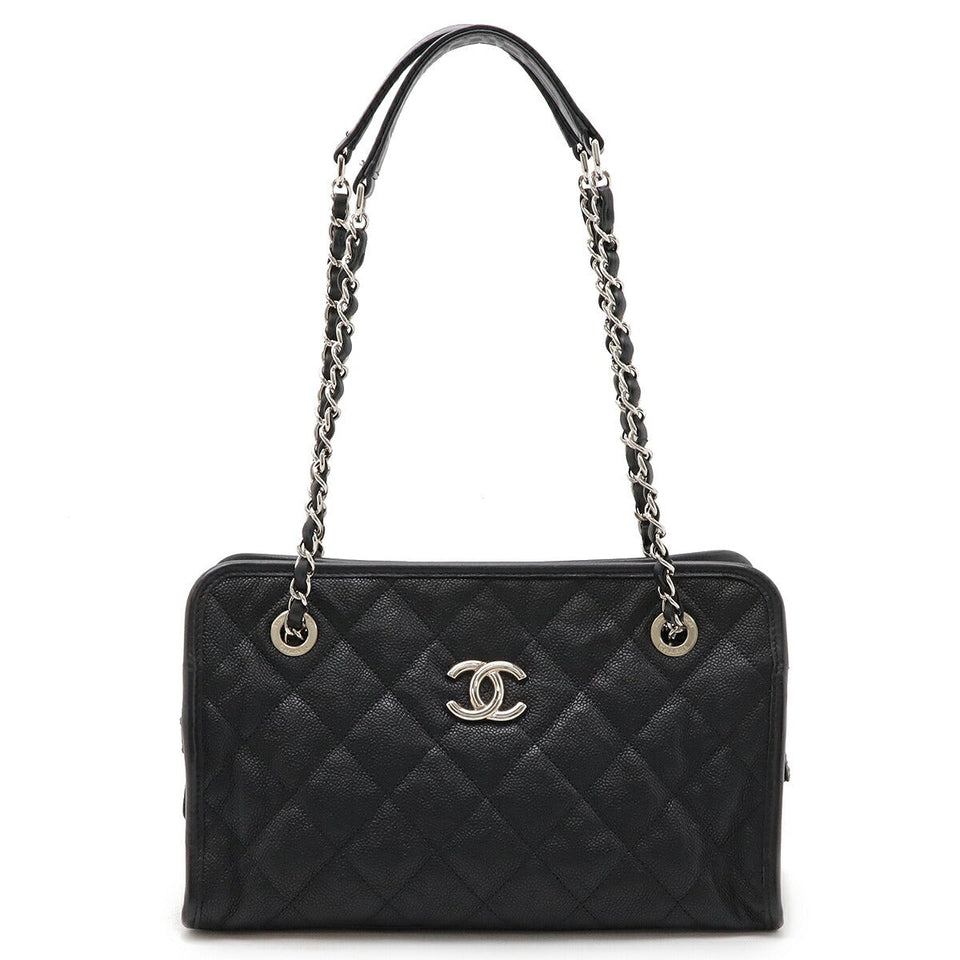 Chanel Caviar Matelasse Coco Mark Shoulder Bag A66805