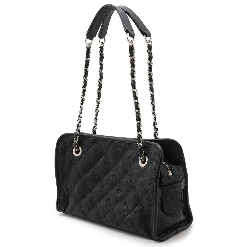 Chanel Caviar Matelasse Coco Mark Shoulder Bag A66805