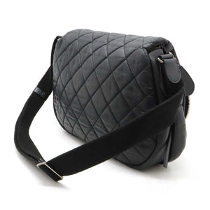 Chanel Coated Nylon Leather Coco Cocoon Matelasse 2way Shoulder Bag