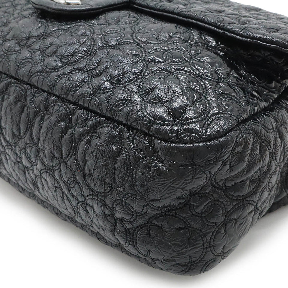 Chanel Camellia Patent Leather Shoulder Bag