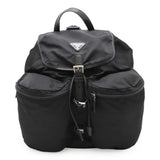 Prada Triangle Logo Nylon Backpack